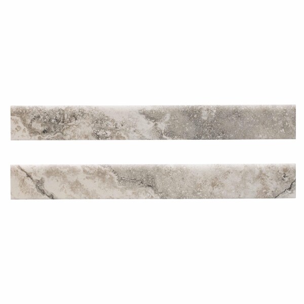 Napa Beige 3 In. X 24 In. Bullnose Ceramic Wall Tile, 10PK